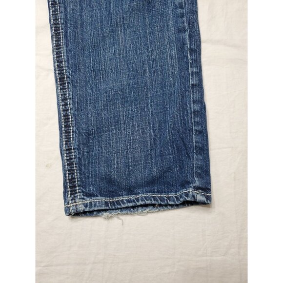 Harley Davidson Men's Jeans Medium Wash Straight Leg Boot Cut Biker Size 38x31 - Picture 3 of 16